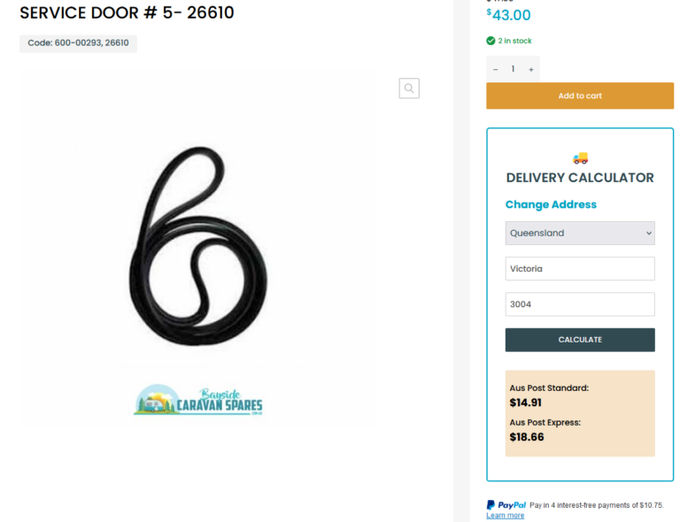 Delivery Calculator